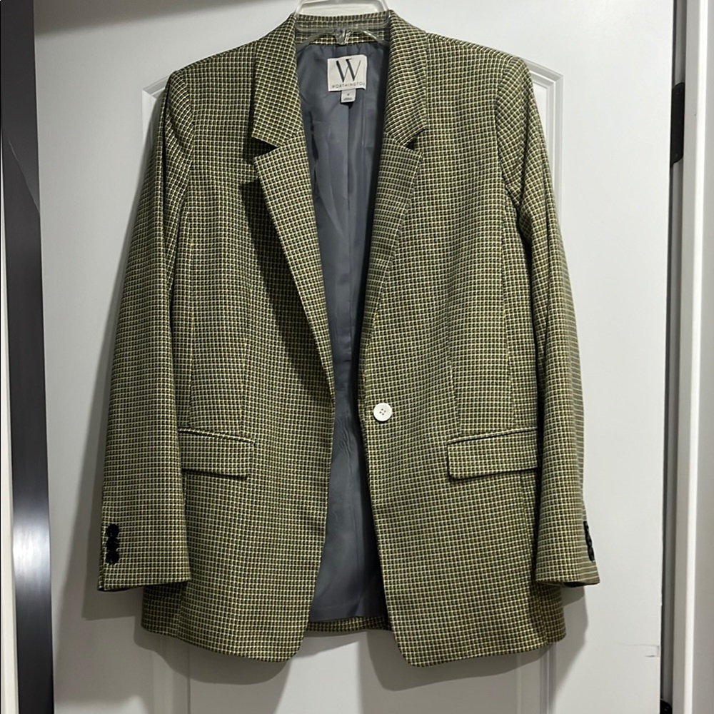 Worthington Chartreuse Sport Coat
